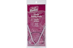 Susan Bates 16-Inch Silvalume Circular Knitting Needle, 3.25mm