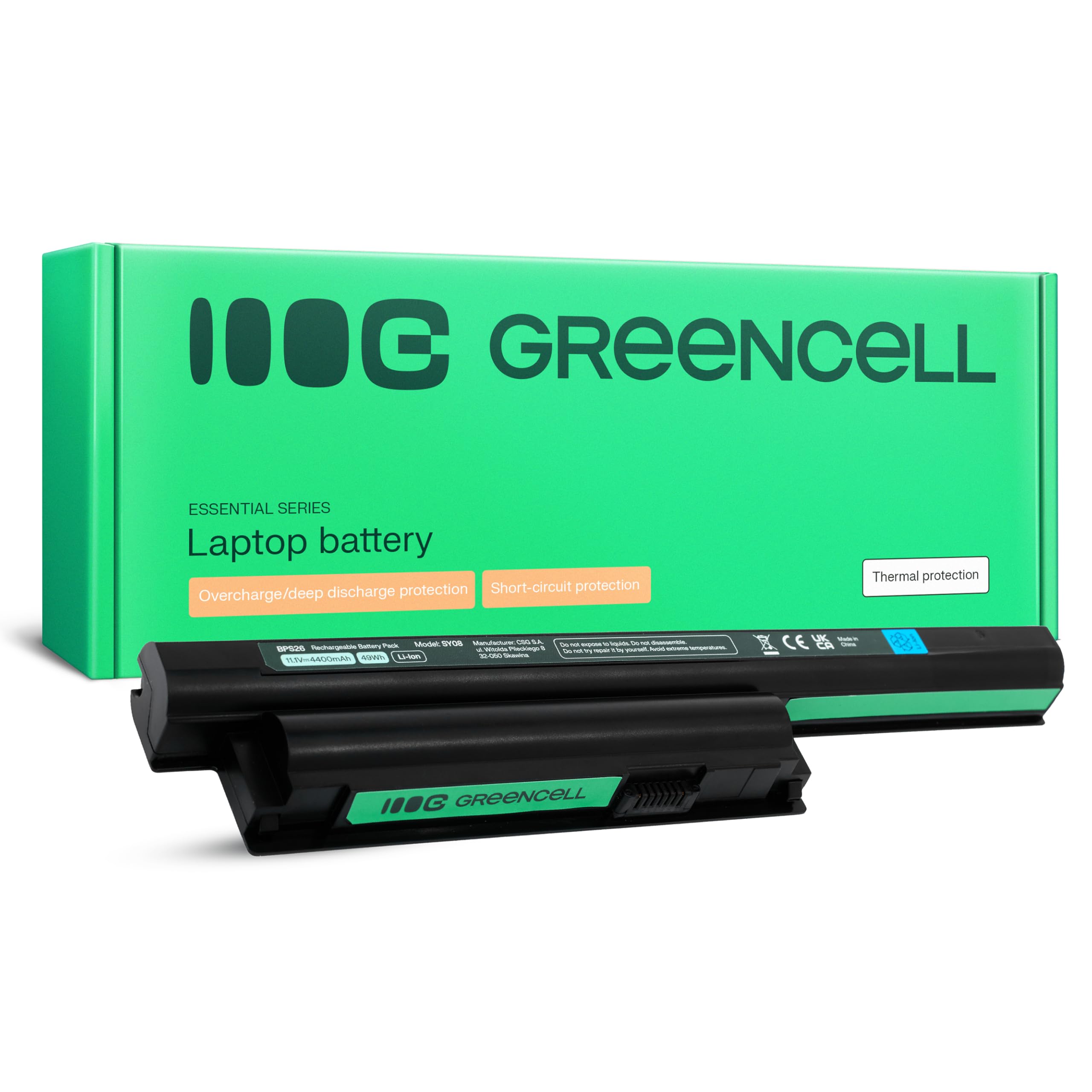 Green Cell Laptop Battery for Toshiba L350 L350D P200 P200D P300 P200 X200 C650 C650D C655 C655D C660 C660D C670 C670D L730 L735 L740 L745 L750 L755 L770 L775 M300 M305 M500 M505 M640 M645 P500 P505