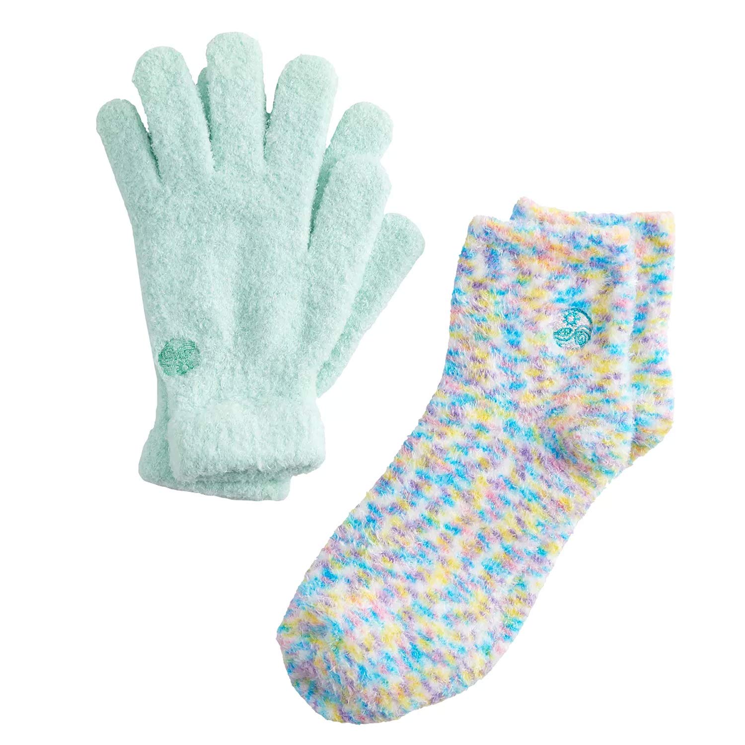 Earth Therapeutics Aloe Moisture Gloves & Socks Set - Confetti/Celedon : Beauty