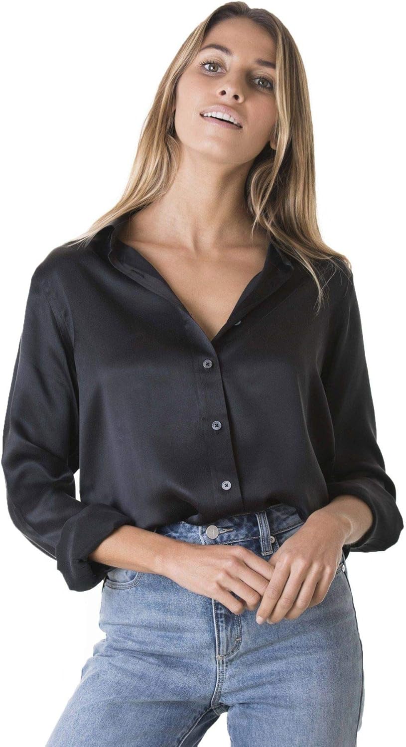Silk blouse long sleeve Clearance