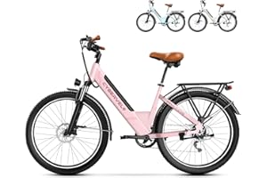 CBVELO 1000W Ebikes for Adults，80 Miles Max Range Removable Battery Ebike，26" Electric Bike for Adults Adult Electric Bike for Commute（7-Speed）