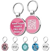 MYLUCKYTAG QR Code Dog Tags - Scan for Instant Pet Location Alert Email