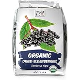 Dried Elderberries Organic 1 lb Bulk Bag - USDA Certified, Non-GMO Sambucus Nigra, Whole Dried Elderberry - Natural, No Added Sugar, No Preservatives