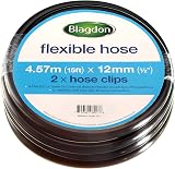 Blagdon Flexible Reinforced Pond Tubing 4.57m x 12mm with Clamps view 1