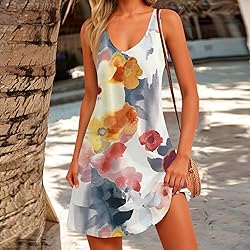 Seniors Sun Dresses for Women 2025 Vacation