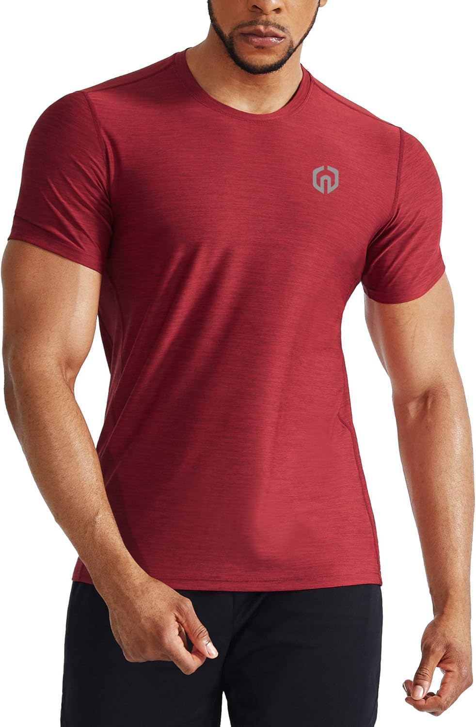 Neleus Men's Dry Fit Performance Running Athletic Shirt: Clothing