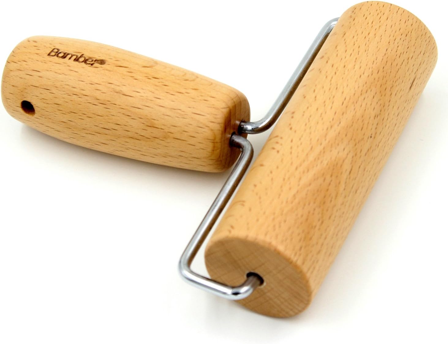 Bamber Wood Pastry Pizza Roller, 4.8 Inch by 4.3 Inch Amazon.ca Home