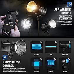 NEEWER CB60B 70W LED Video Light with 2.4G&APP