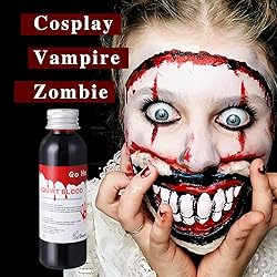 Go Ho Dark Fake Blood Makeup (2 oz),Fake Blood