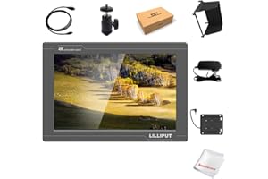 LILLIPUT FS7 7" Full HD Camera Monitor with 3G-SDI and 4K HDMI Metal Housing High Resolution F970 Plate for Camcorder DSLR