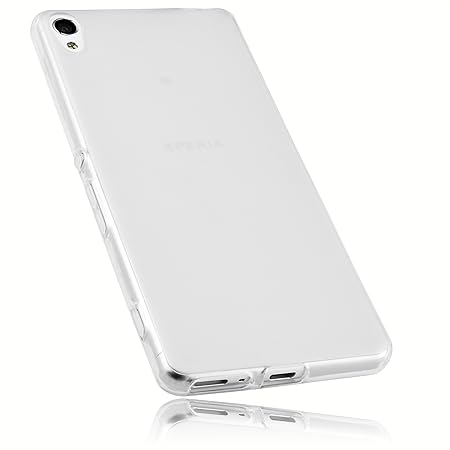 mumbi Schutzhülle für Sony Xperia XA Hülle transparent weiss