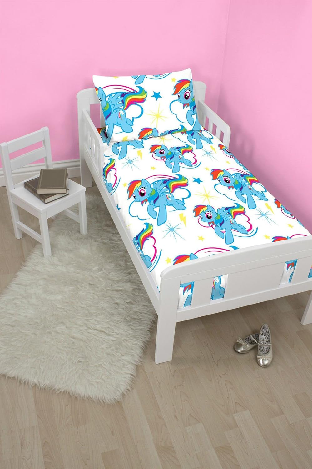 4 in 1 Childrens Bed Bundle For Junior Toddler Cot Single Duvet Bed Set