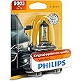 Philips 9003B1 Standard Halogen Replacement Headlight Bulb, 1 Pack