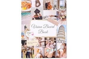 VORFOR Vision Board Book: Vision Board Supplies with 1100+ Images & Quotes Collage Magazine Book，Create Vision Boards, Scrapbooks, And Journals，Inspire Dreams And Goals