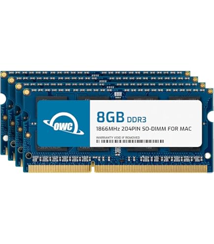 OWC 64GB (4 x 16GB) PC21300 DDR4 2666MHz 260pin SO-DIMMs Memory