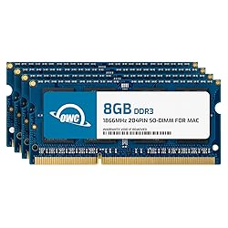 OWC 32GB (4 x 8GB) PC14900 DDR3 1866MHz SO-DIMMs