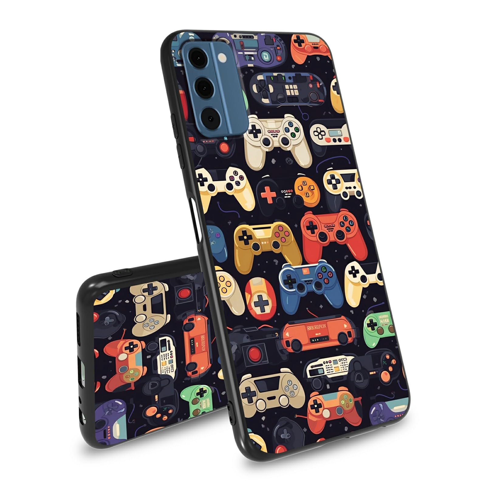 Photo 1 of    BEOTIWAD for Nokia G310 5G/G42 5G Phone Case with Game Controllers, Ultra-Thin Soft Black TPU Shockproof Protection Cover for Nokia G310 5G/G42 5G