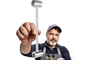 TMEYDOU Hinge Gap Adjustment Wrench – Precision Tool for Easy Door Alignment, Adjustable Gap Fixing Spanner for Cabinet, Furniture, and Door Hinges, Durable Steel Construction (Small：14-18mm)