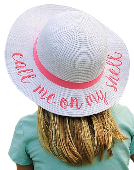 girl sun hat with chin strap