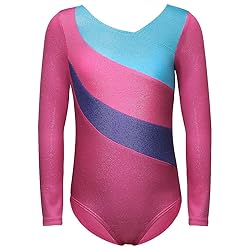 DAXIANG Gymnastics Leotards for Girls, Long Sleeve