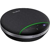 Yealink SP92 Conference Speaker and Microphone with AI Noise Cancellation, 20H Call Time, 13ft Pick-up, 360 Omni Mic 50mm Full-Duplex Speaker, Bluetooth 5.3 USB Speakerphone for Teams