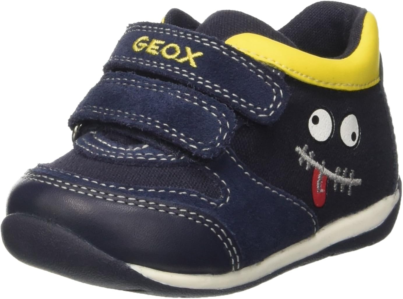 Geox Bébé Garçon B Gloviedoo Mocassins En Cuir - Chaussures Respirantes Confortables Pour Tout-Petits