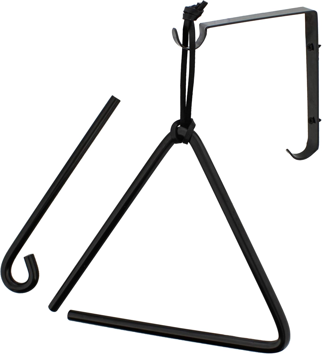 Rural365 Triangle Dinner Bell, 8in Cast Iron Dinner Bell