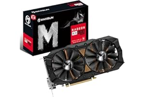 MAXSUN AMD Radeon RX 580 8GB 2048SP GDDR5 Computer Video Graphics Card GPU for PC Gaming 256-Bit DirectX 12 DVI, HDMI, Displa