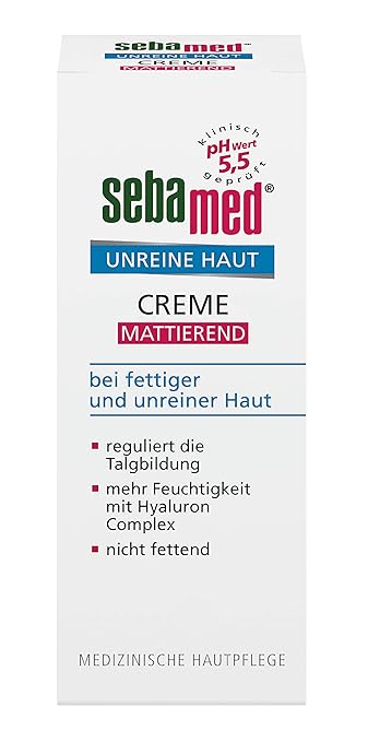 Sebamed Unreine Haut Mattierende Crème, 2er Pack(2 x 50 ml)