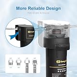 Ibergrif M91009 Undersink Water Filter NSF Certified Chlorine Lead Fluoride view 4