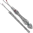 2Pcs Metal Seam Ripper Set, European Vintage Carved Handle Stitch Ripper, Sharp Seam Ripper Tool for Sewing with Storage Cases, Durable and Handy Crafting Removing Threads Tools
