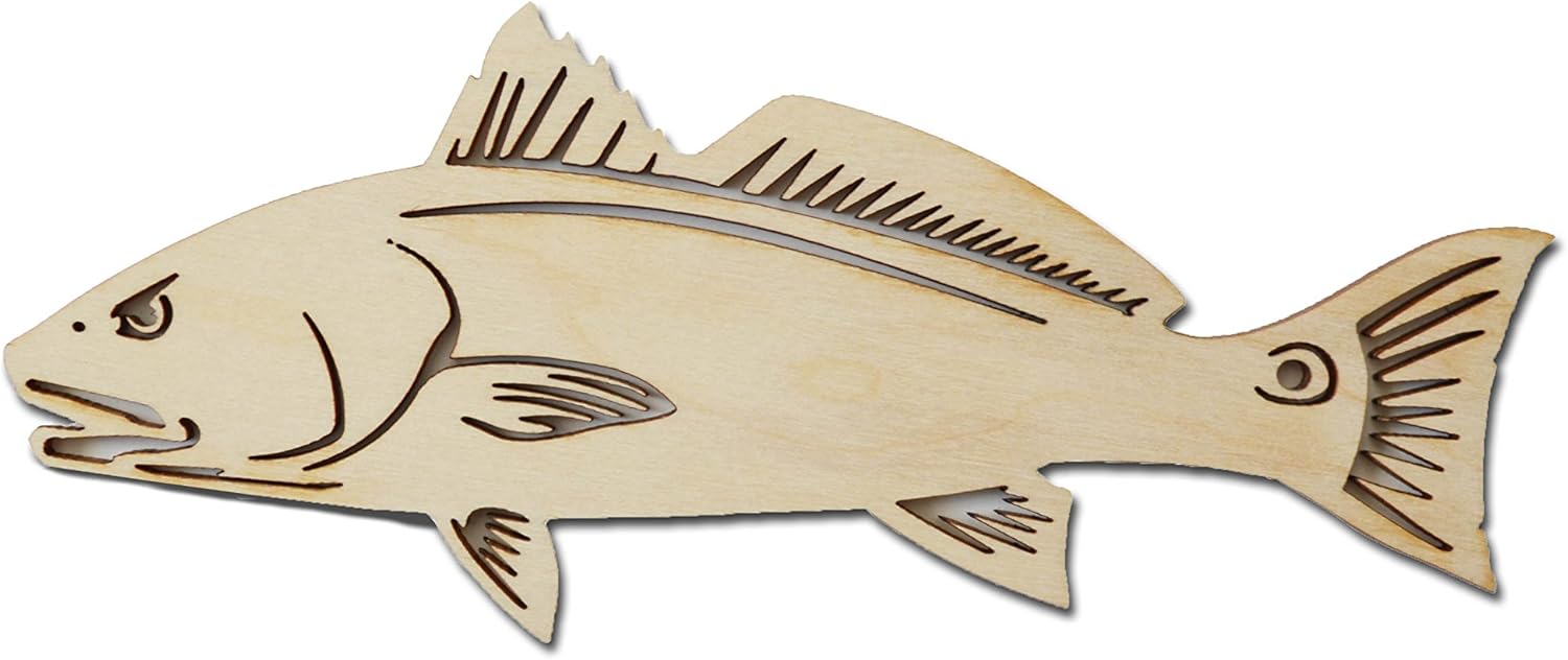 unfinished wood fish