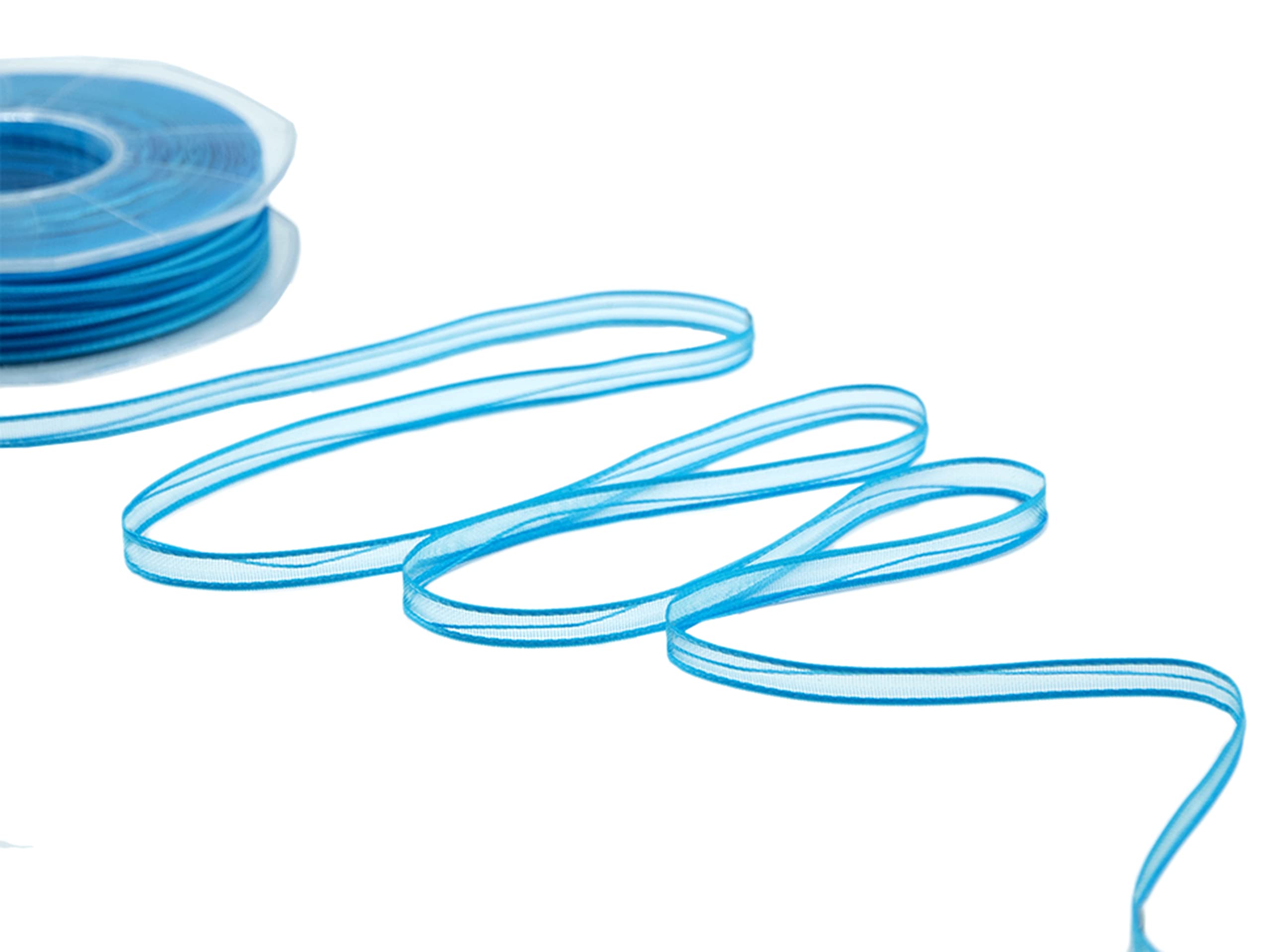 Furlanis Ribbon, Satin, Turquoise, 6 mm x 50 m