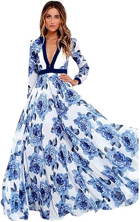 white floral maxi dress uk