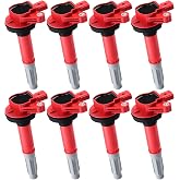 CarBole DG542 Ignition Coils Pack Replacement for Ford F-150 Mustang 5.0L V8 2011-2015, Replace OE# UF622 BR3Z-12029A 5C1859 B181HE (Pack of 8)