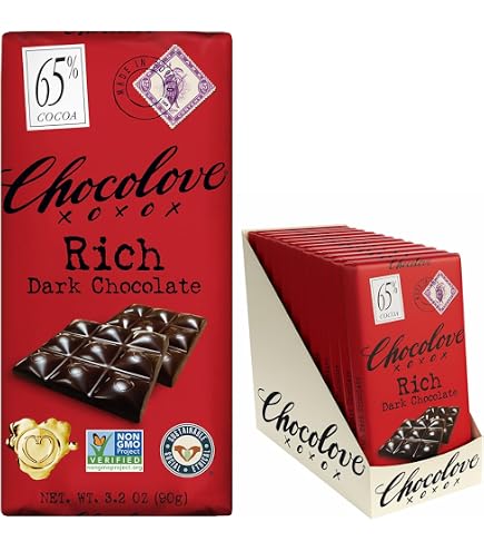 Amazon.com: Chocolove Coffee Crunch Dark Chocolate Bars | 55