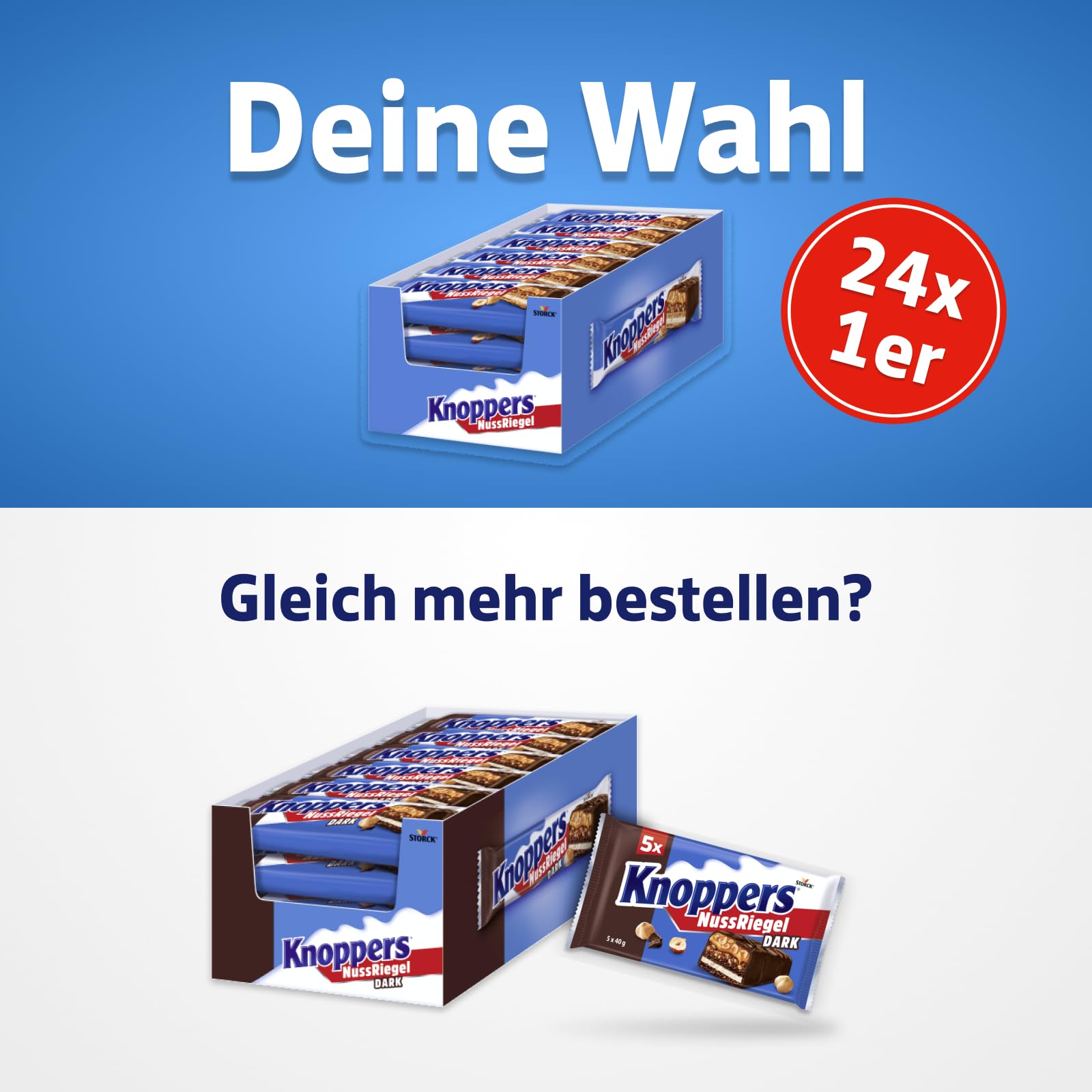 Knoppers Nussriegel, 24er Pack (24 x 40 g) 6