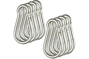 MYUYONG Spring Snap Hook 304 Stainless Steel Carabiner Camping Hiking Traveling Fishing