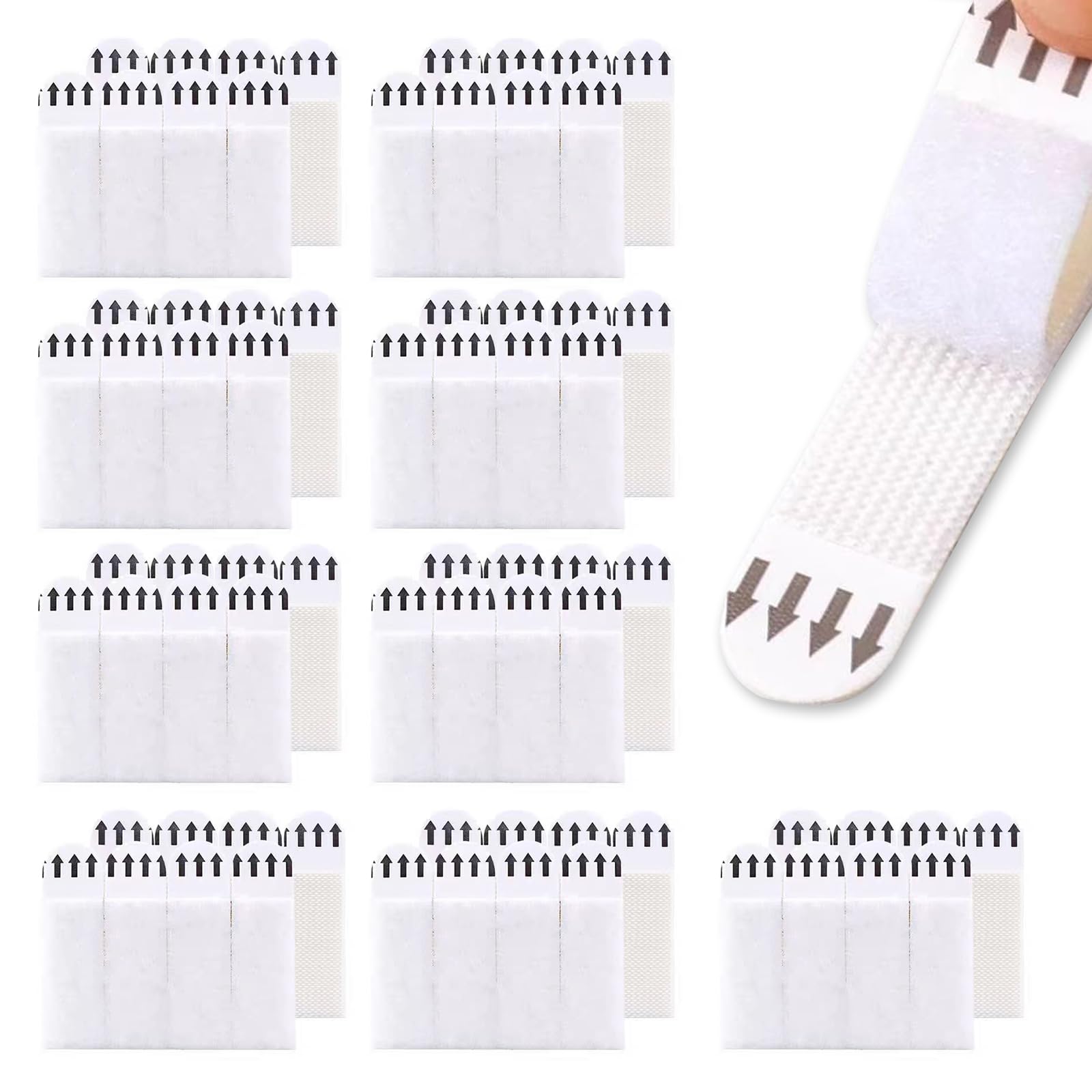 Large Picture Hanging Strips Heavy Duty, 36-Pairs(72 Strips) Photo Frame Stickers for Wall,Hanging Picture Without Nail, for Picutre Frame Hanging and Christmas Decorations（9.3CMX1.9CM）