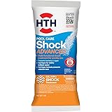 HTH 52035 Swimming Pool Care Shock Advanced, Swimming Pool Chemical, Cal Hypo Formula, 1lb