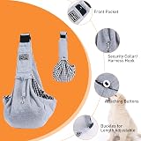 NiCola Puppy Sling Dog Carrier Hands Free Pets Sling for Walking Travel view 2