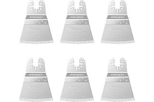 6PCS Oscillating Multitool Diamond Grout Removal Blades Universal Remove Grout Plaster Mortar Cutting Grinding Shaping Compat