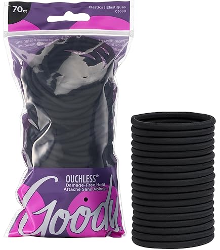 Amazon.com : Goody Classics Elastic, Extra Thick Black, 8 Count