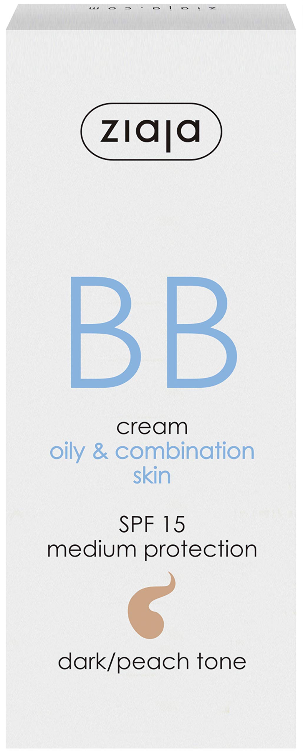 Ziaja Bb Cream For Oily & Combination Skin - Dark/Peach Tone 50 Ml
