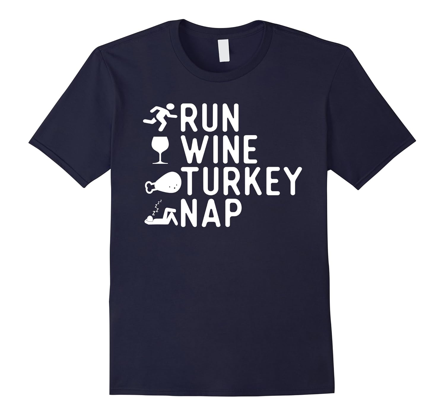 Run Wine Turkey Repeat Shirt-Rose