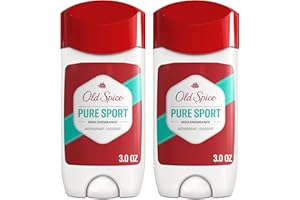 Old Spice Antiperspirant Deodorant For Men, High Endurance, 24/7 Sweat Defense & Odor Protection, 24/7 Freshness & Lasting Scent, Pure Sport Scent, 3.0 oz (Pack of 2)