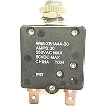 Potter & Brumfield W58-XB1A4A-20 Push-to-Reset Thermal