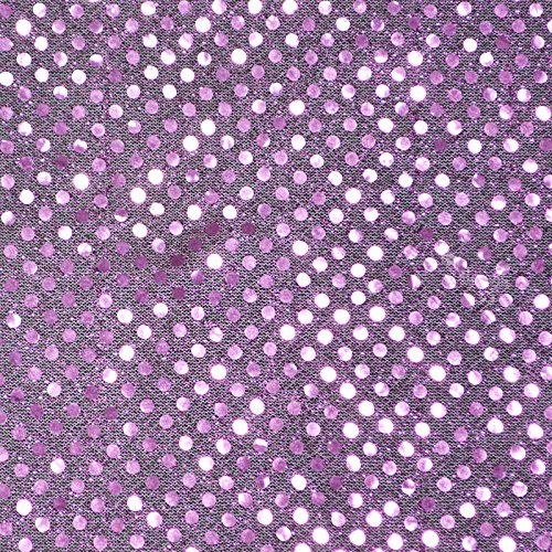 Lilac Small Dot Confetti Sequin Fabric 45 inches wide sold by the yard