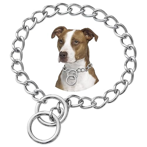 Choke Collar Slip P Chain Dog Training Choke Collar, Adjustable
