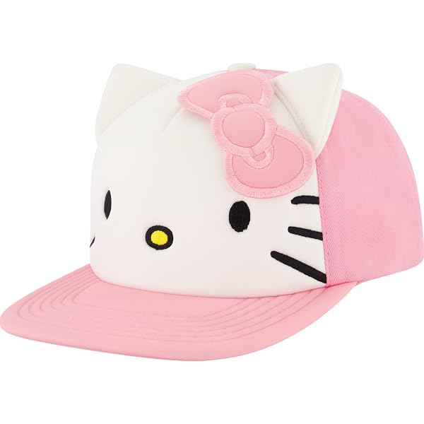 Amazon.com: Hello Kitty Hat Bundle - Baseball Cap with Bow and
